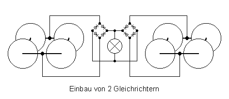 mit 2 Gleichrichtern